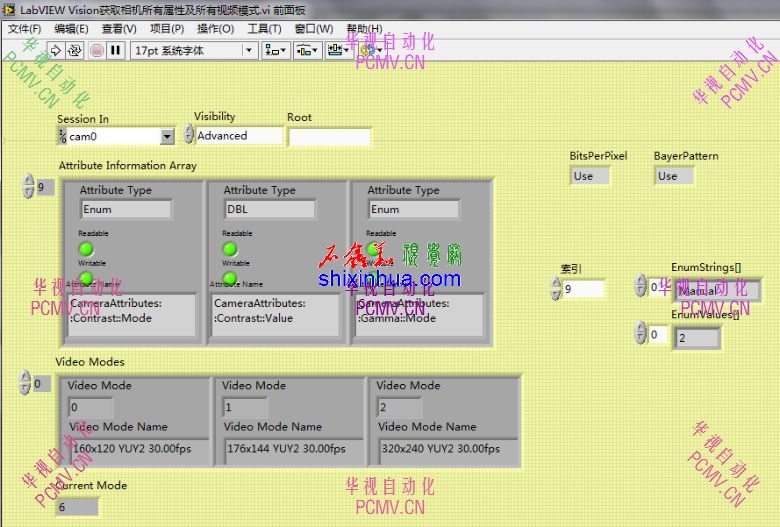 LabVIEW VisionȡԼƵģʽ