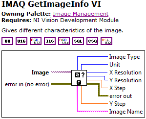 IMAQ Get Image InfoȡͼϢ߶