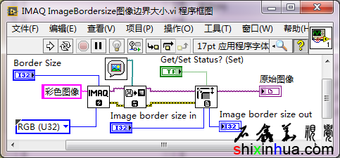 IMAQ Image Border Sizeͼ߽СӦʵ